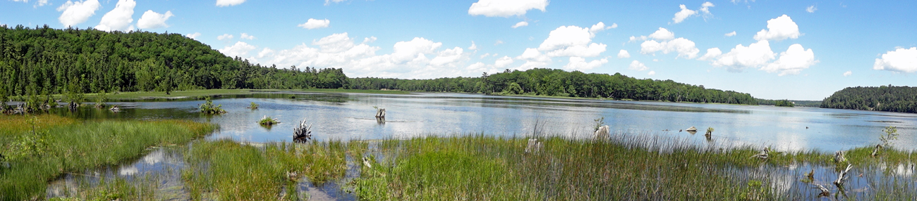 Largo Springs provides a spectacular panoramic view of the AuSable River